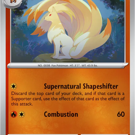 Ninetales Uncommon • 020/132 Mega Evolution Reverse Holofoil