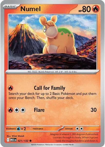 Numel Common • 021/132 Mega Evolution