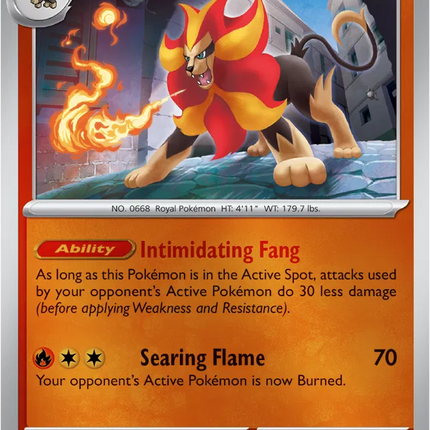 Pyroar Uncommon • 024/132 Mega Evolution Reverse Holofoil