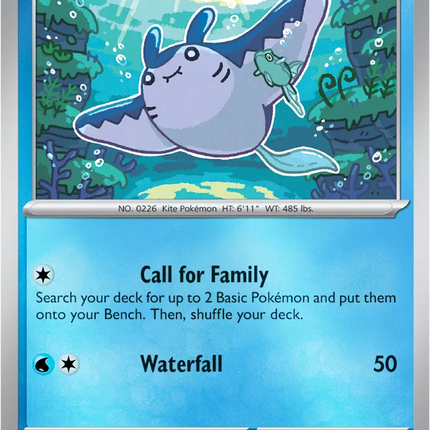 Mantine Common • 032/132 Mega Evolution Reverse Holofoil