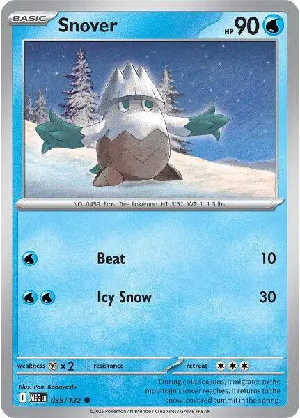 Snover Common • 035/132 Mega Evolution