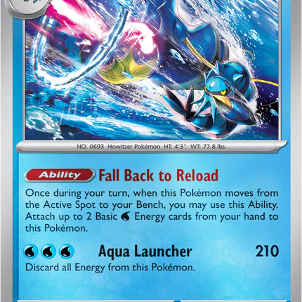 Clawitzer Rare • 038/132 Mega Evolution Reverse Holofoil