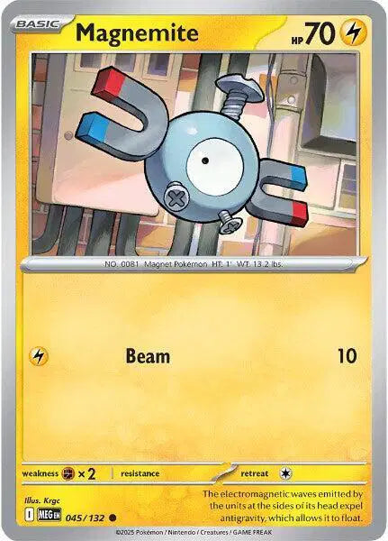 Magnemite Common • 045/132 Mega Evolution