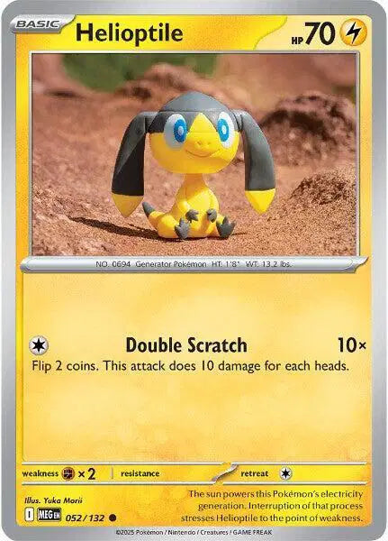 Helioptile Common • 052/132 Mega Evolution