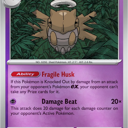 Shedinja Mega Evolution Uncommon 061/132 Reverse Holofoil