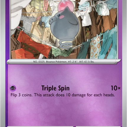 Spoink Common • 062/132 Mega Evolution Reverse Holofoil