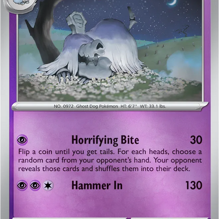 Houndstone Uncommon • 066/132 Mega Evolution Reverse Holofoil