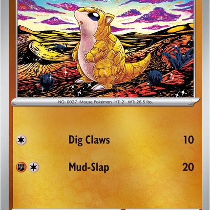 Sandshrew Mega Evolution Common 068/132 Reverse Holofoil