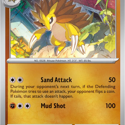 Sandslash Mega Evolution Common 069/132 Reverse Holofoil