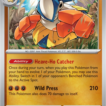 Hariyama Rare • 073/132 Mega Evolution Reverse Holofoil
