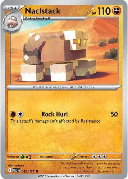 Naclstack Common • 083/132 Mega Evolution Reverse Holofoil