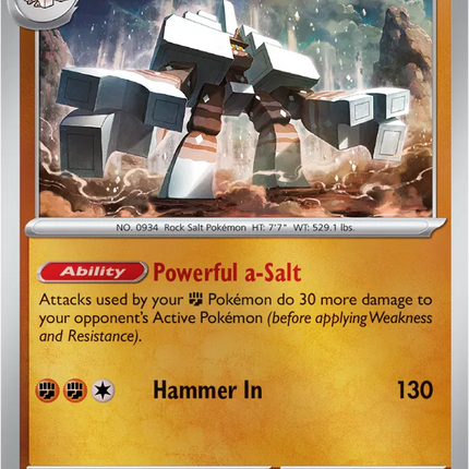 Garganacl Uncommon • 084/132 Mega Evolution Reverse Holofoil
