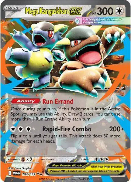 Mega Kangaskhan ex Double Rare • 104/132 Mega Evolution