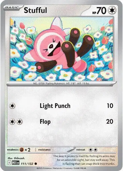 Stufful Common • 111/132 Mega Evolution