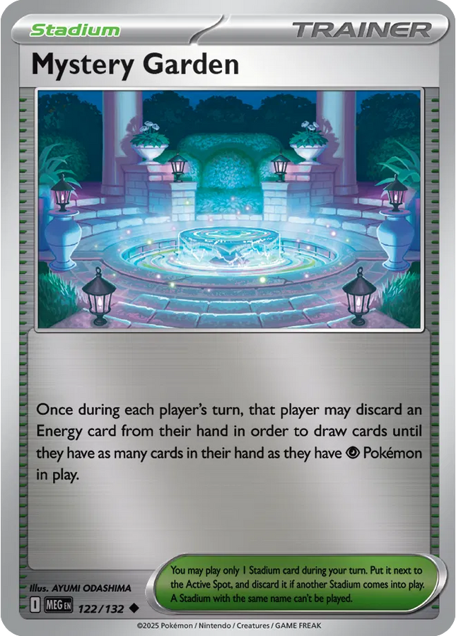 Mystery Garden Uncommon • 122/132 Mega Evolution Reverse Holofoil