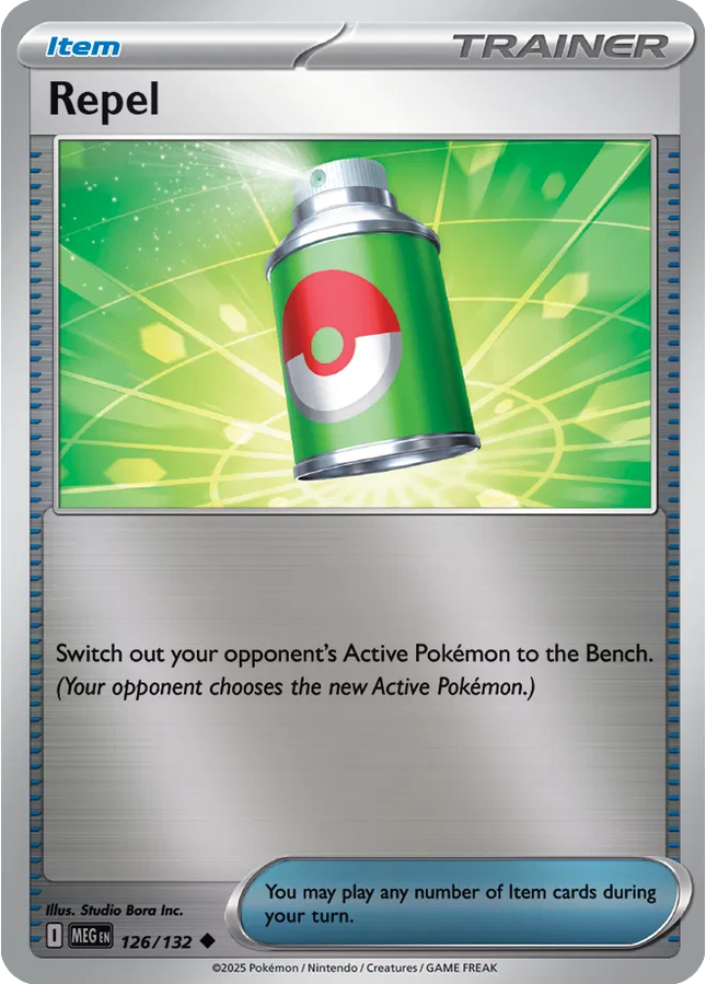 Repel Uncommon • 126/132 Mega Evolution Reverse Holofoil