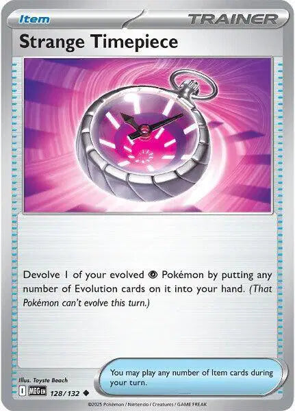 Strange Timepiece Uncommon • 128/132 Mega Evolution Reverse Holofoil