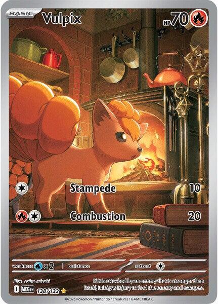 Vulpix Mega Evolution Illustration Rare 138/132