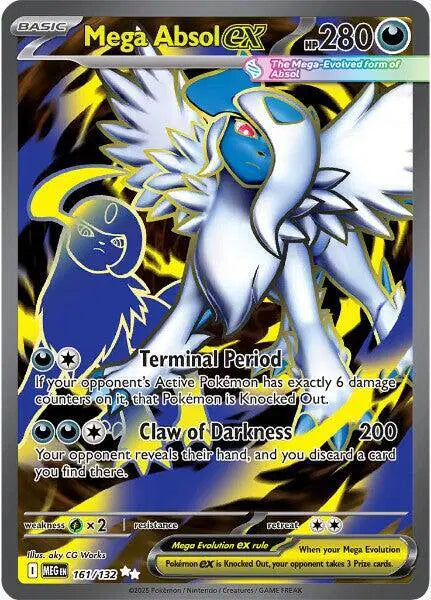 Mega Absol ex Ultra Rare • 161/132 Mega Evolution