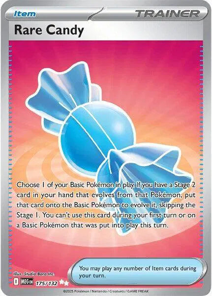 Rare Candy Mega Evolution Ultra Rare 175/132