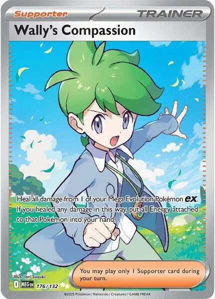 Wally's Compassion Mega Evolution Ultra Rare 176/132