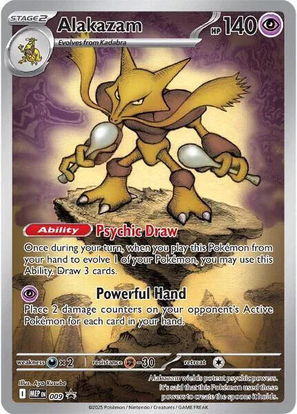 Alakazam Mega Evolution Promos Promo 009 SEALED