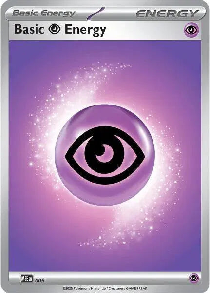 Basic Psychic Energy - 005 MEE: Mega Evolution Energies Common 5 Holofoil