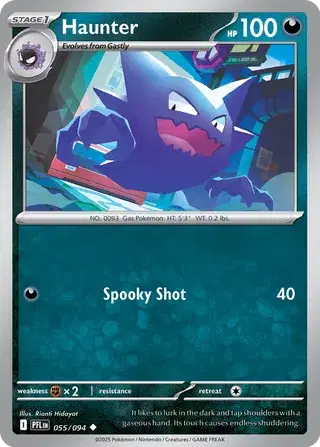 Haunter Uncommon • 055/094 Phantasmal Flames