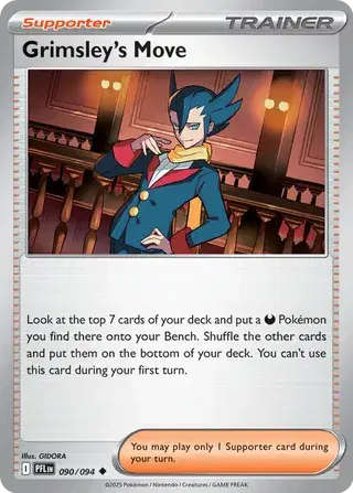 Grimsley's Move Uncommon • 090/094 Phantasmal Flames