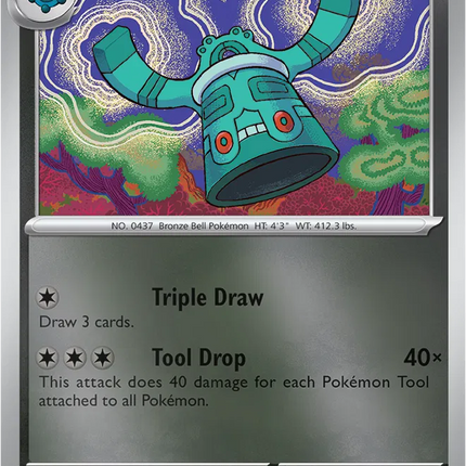 Bronzong Uncommon • 072/094 Phantasmal Flames Reverse Holofoil