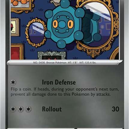 Bronzor Common • 071/094 Phantasmal Flames Reverse Holofoil