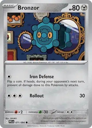 Bronzor Common • 071/094 Phantasmal Flames