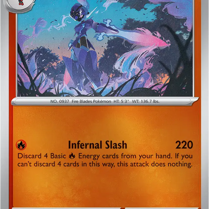 Ceruledge Uncommon • 020/094 Phantasmal Flames Reverse Holofoil