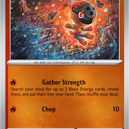 Charcadet Common • 019/094 Phantasmal Flames Reverse Holofoil