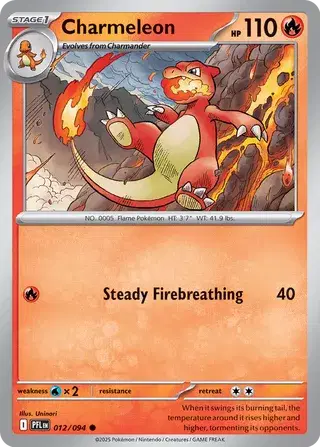 Charmeleon Common • 012/094 Phantasmal Flames
