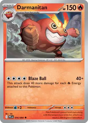 Darmanitan Uncommon • 016/094 Phantasmal Flames