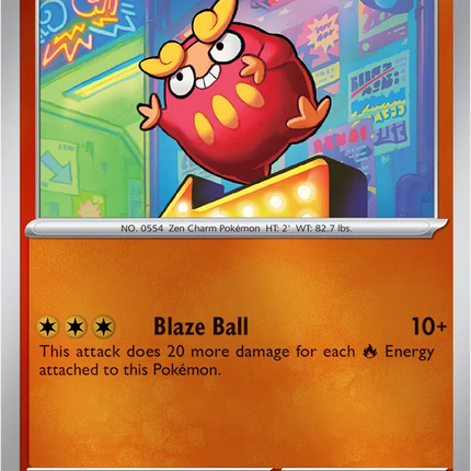Darumaka Common • 015/094 Phantasmal Flames Reverse Holofoil