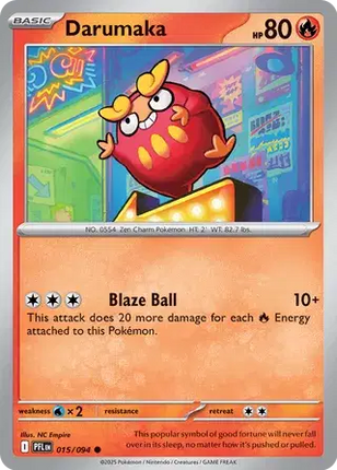 Darumaka Common • 015/094 Phantasmal Flames