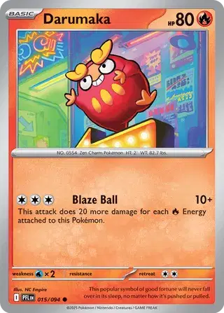 Darumaka Common • 015/094 Phantasmal Flames