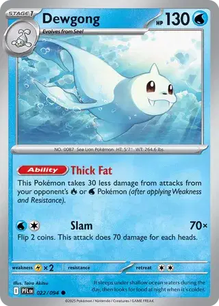 Dewgong Common • 022/094 Phantasmal Flames