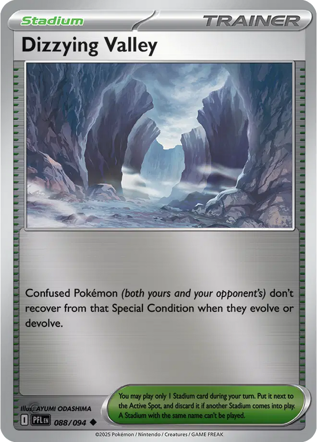 Dizzying Valley Uncommon • 088/094 Phantasmal Flames Reverse Holofoil