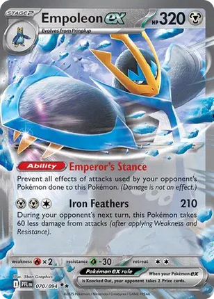 Empoleon ex Double Rare 070094 Phantasmal Flames