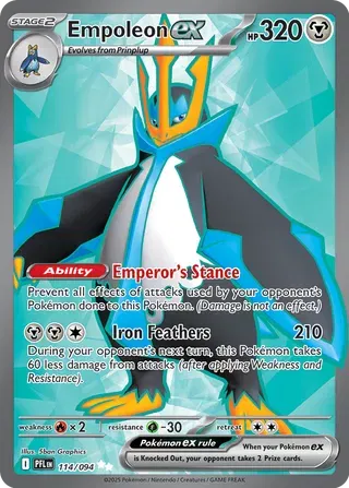 Empoleon ex Phantasmal Flames Ultra Rare 114/094