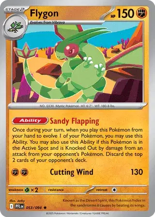 Flygon Rare • 053/094 Phantasmal Flames Holofoil