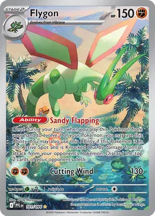 Flygon llustration Rare