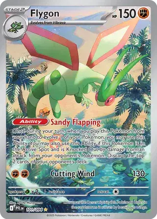Flygon llustration Rare