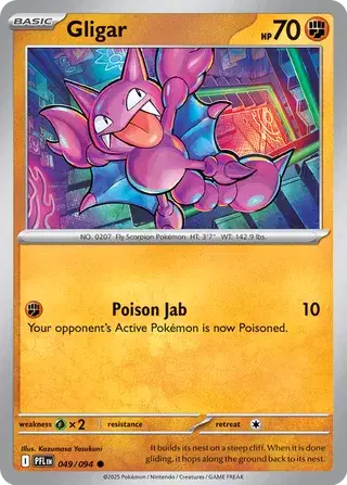 Gligar Common • 049/094 Phantasmal Flames