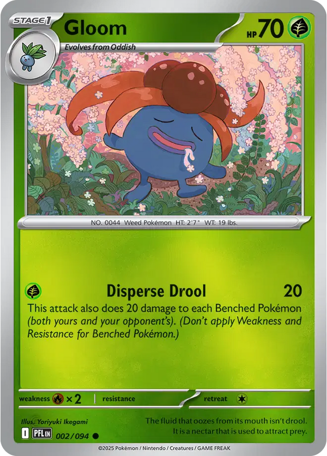Gloom Common • 002/094 Phantasmal Flames Reverse Holofoil