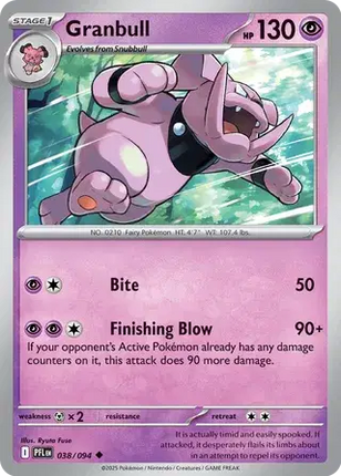 Granbull Uncommon • 038/094 Phantasmal Flames