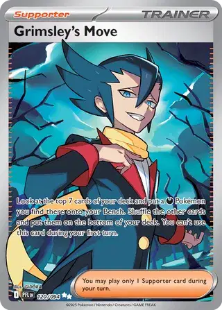 Grimsley's Move Ultra Rare 120094 Phantasmal Flames